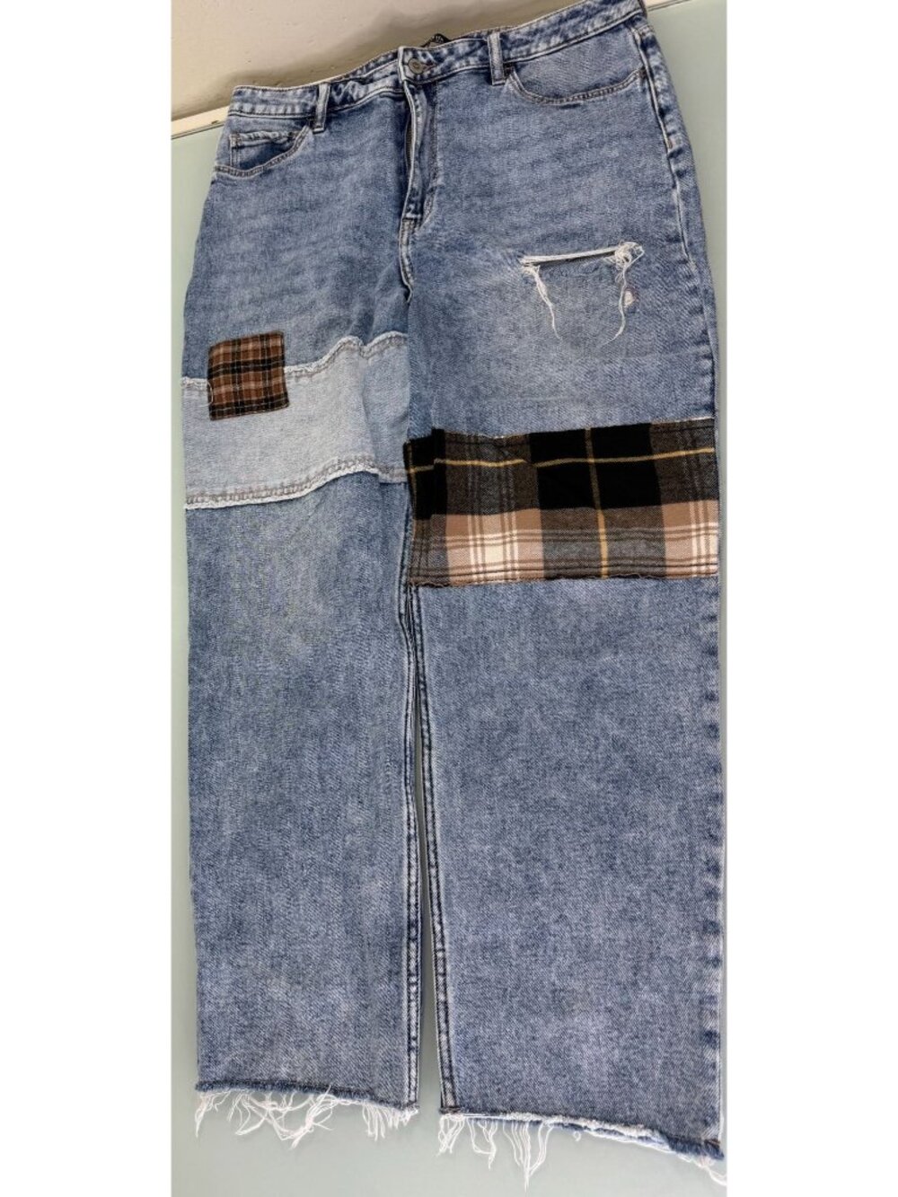 Hollister Ultra High Rise Mom Jeans Women's 31W 27L Vintage Stretch Y2K Boho